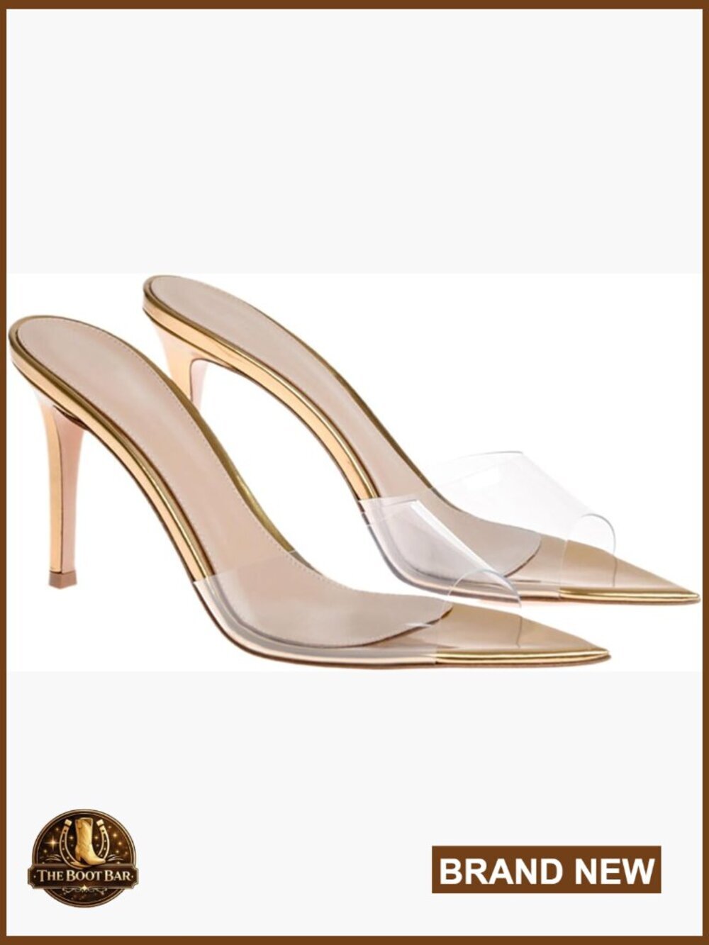 Pointed Toe Slingback Stiletto Heel Sandals Slide Dress Heels Casual Party Work